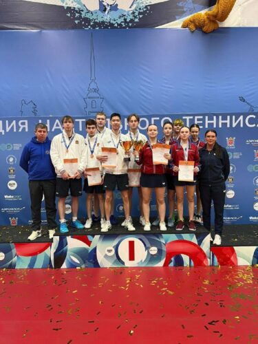 Две медали завоевали сборные Подмосковья на первенстве России по настольному теннису — Спорт в Москве