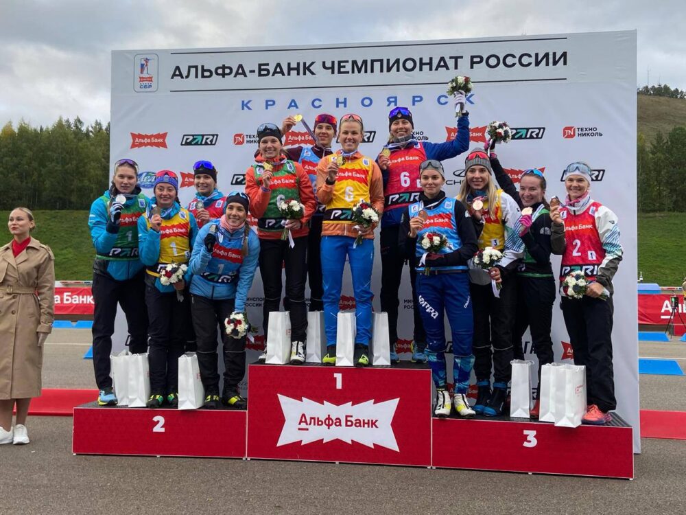 Сборная Подмосковья впервые выиграла эстафету на чемпионате России по летнему биатлону — Спорт в Москве