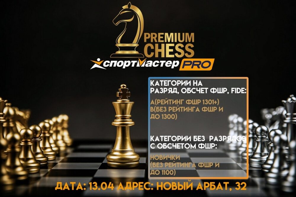 В воскресенье пройдут турниры Premium Chess по блицу — Спорт в Москве