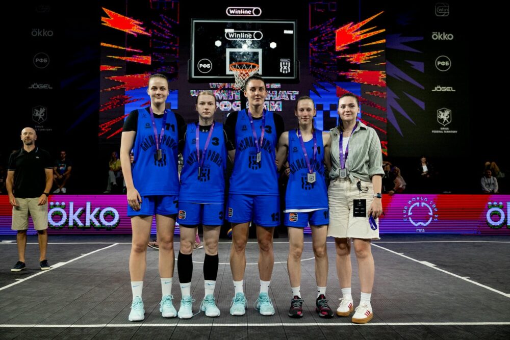 Женская команда Khimki Power стала бронзовым призёром чемпионата России по баскетболу 3x3 — Спорт в Москве