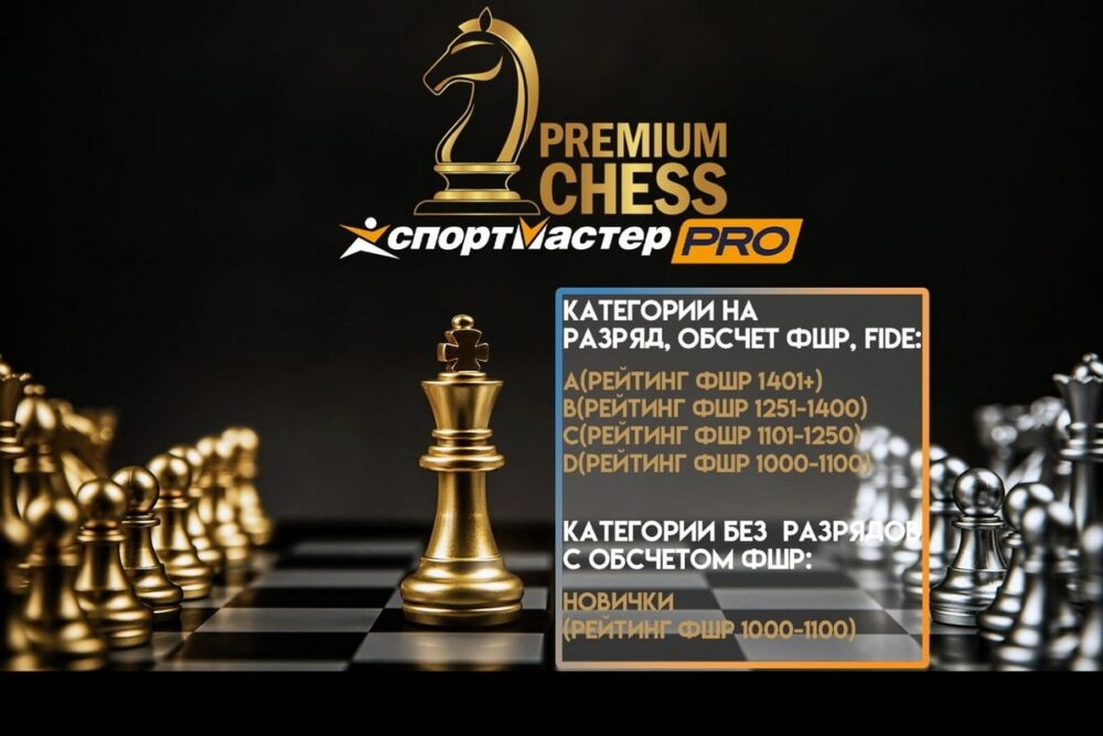 Турниры Premium Chess по рапиду пройдут в это воскресенье — Спорт в Москве