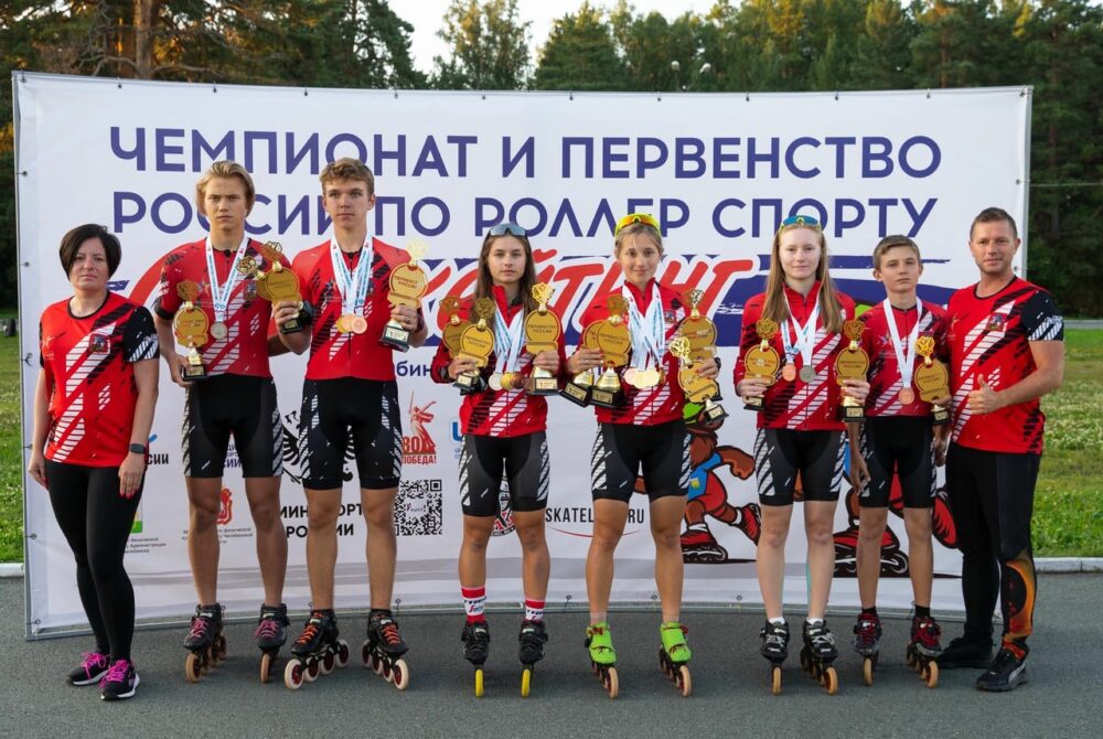Сборная Московской области завоевала 14 медалей на чемпионате и первенстве России по роллер спорту — Спорт в Москве
