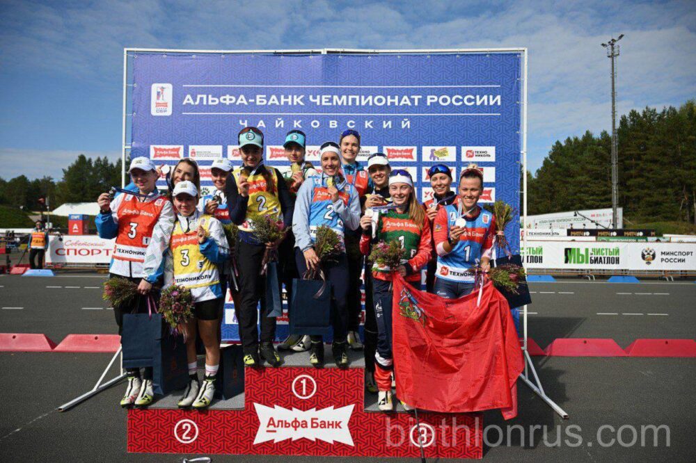 Бронзовую медаль на чемпионате России завоевали подмосковные биатлонистки — Спорт в Москве