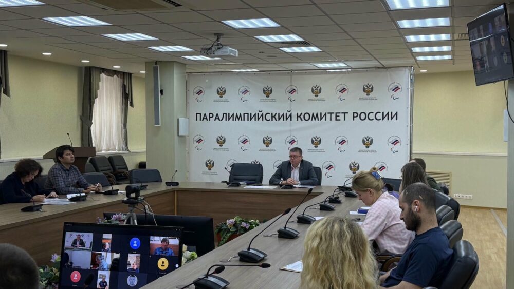 А.А. Строкин провел заседание Совета Всероссийской Федерации спорта лиц с поражением ОДА — Спорт в Москве