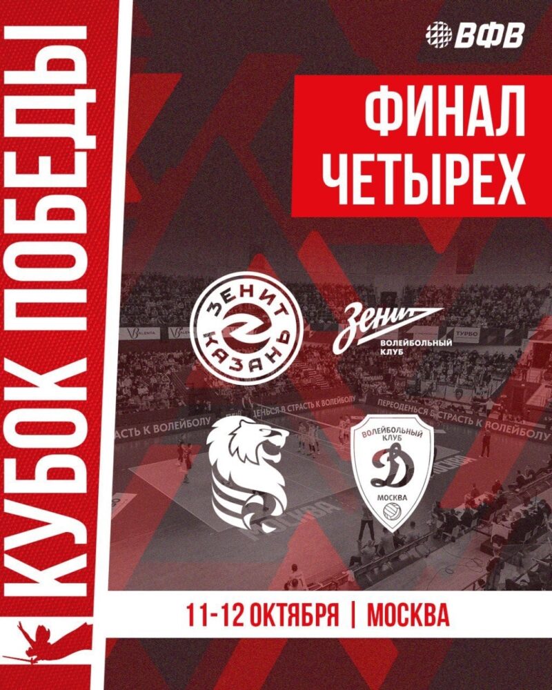 Москва примет «Финал четырёх» Кубка Победы среди мужских команд — Спорт в Москве