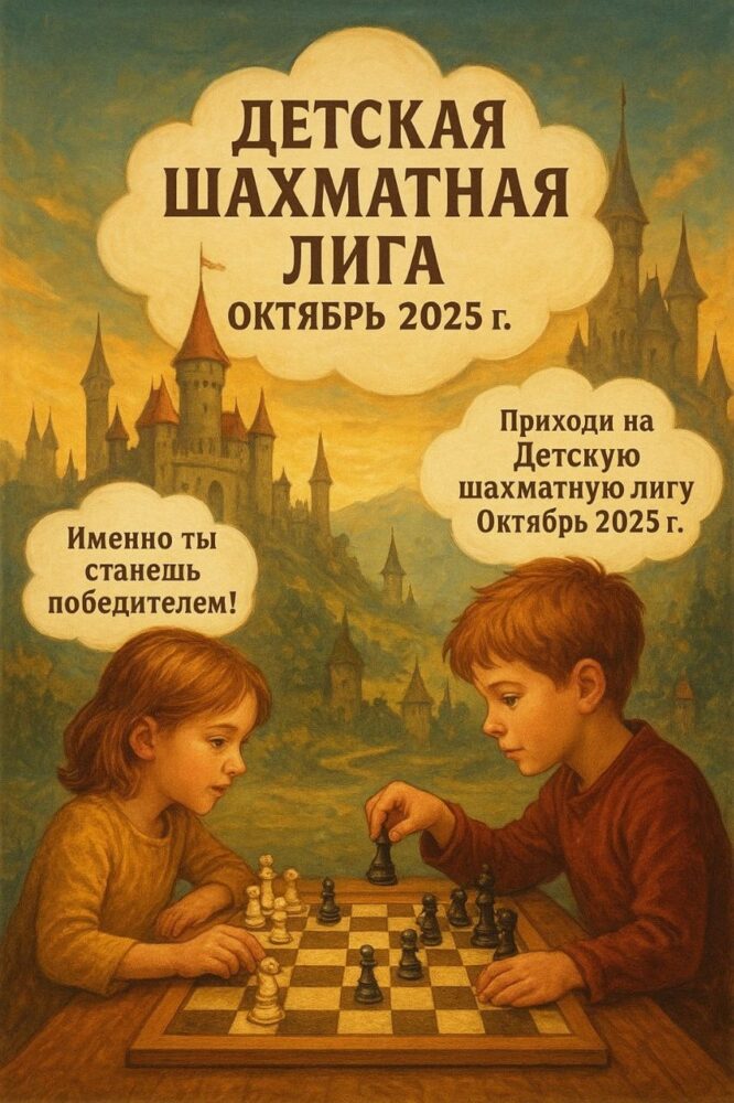 Шахматная школа Сергея Карякина в Домодедово приглашает на седьмой этап серии турниров «Детская шахматная лига 2025» — Спорт в Москве