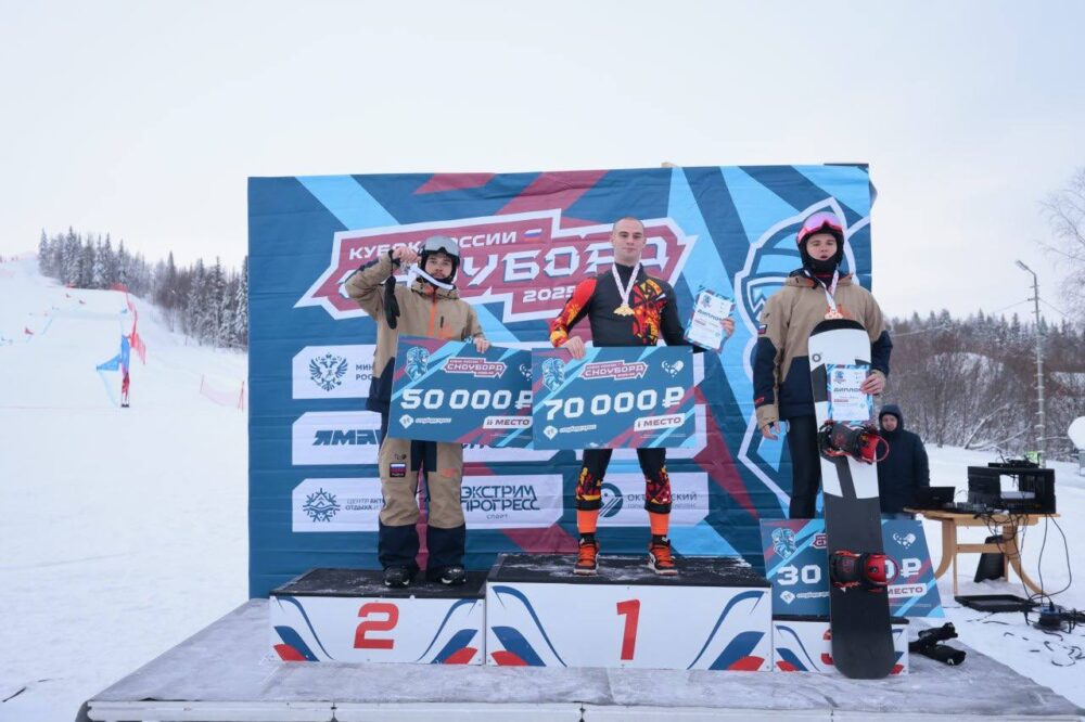 Две медали завоевал подмосковный сноубордист на этапе Кубка России — Спорт в Москве