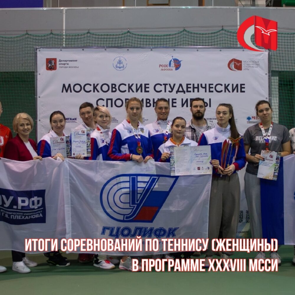 Итоги соревнований по теннису (женщины) в программе XXXVIII МССИ — Спорт в Москве