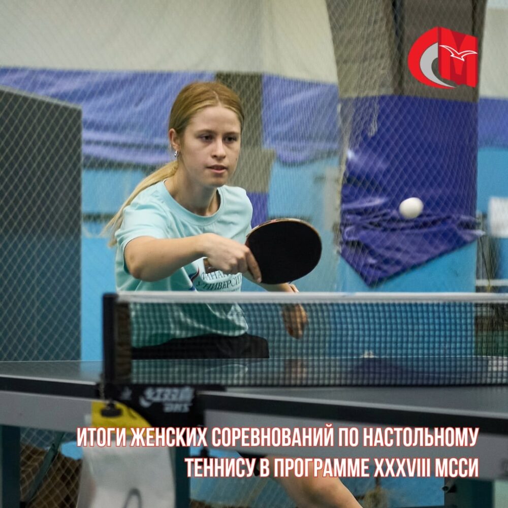 Итоги женских соревнований по настольному теннису в программе XXXVIII МССИ — Спорт в Москве