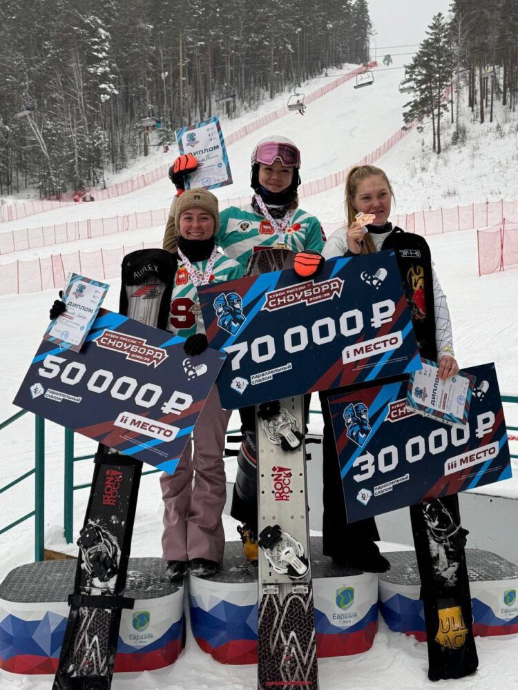 Подмосковная сноубордистка завоевала серебряную медаль на этапе Кубка России — Спорт в Москве