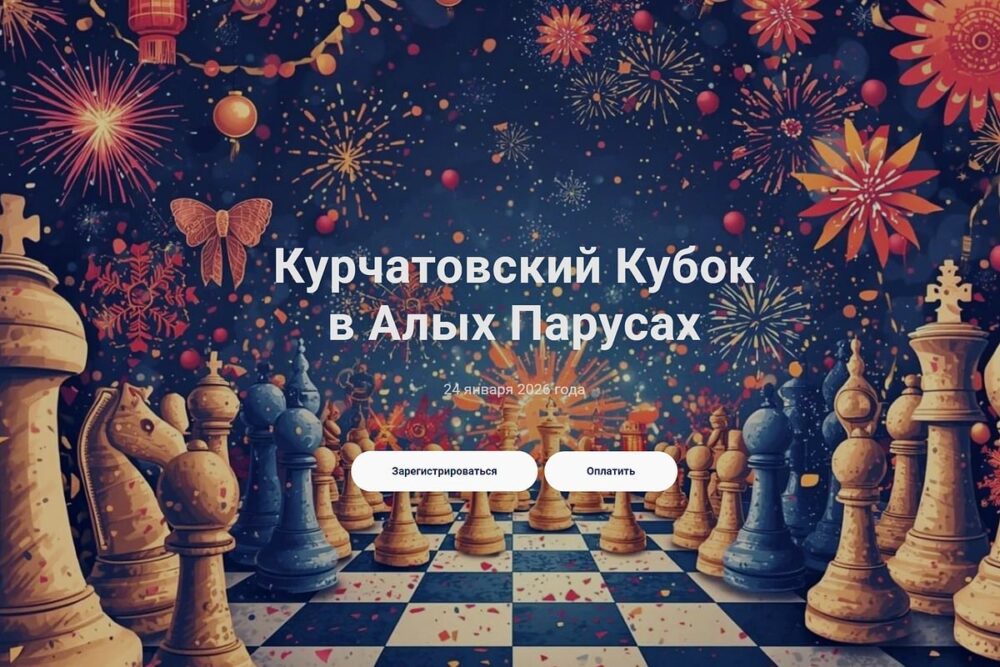 Турнир по рапиду «Курчатовский кубок в Алых Парусах» пройдет в эту субботу — Спорт в Москве