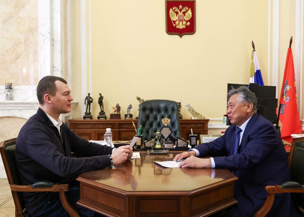 Михаил Дегтярев обсудил развитие каратэ с президентом Федерации каратэ России Сергеем Цоем — Спорт в Москве