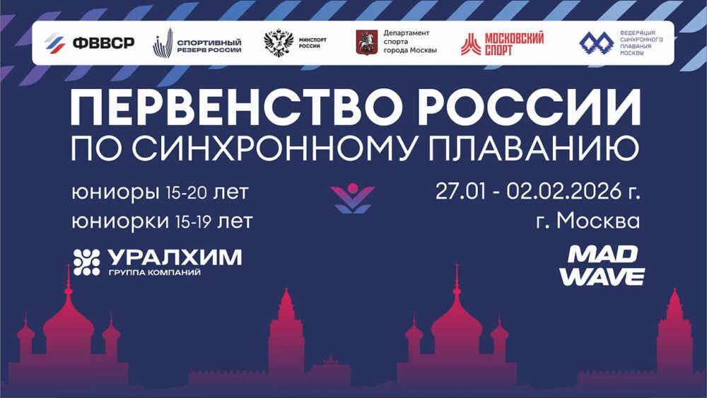 Первенство России по синхронному плаванию среди юниоров стартует в Москве — Спорт в Москве