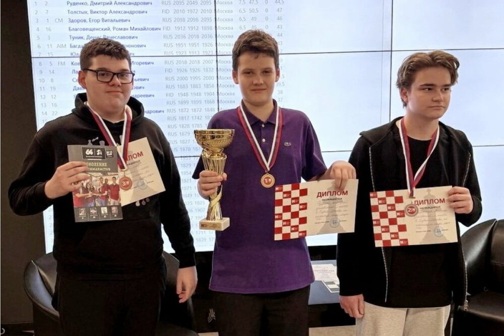 Дмитрий Руденко – победитель Кубка Москвы по классическим шахматам — Спорт в Москве