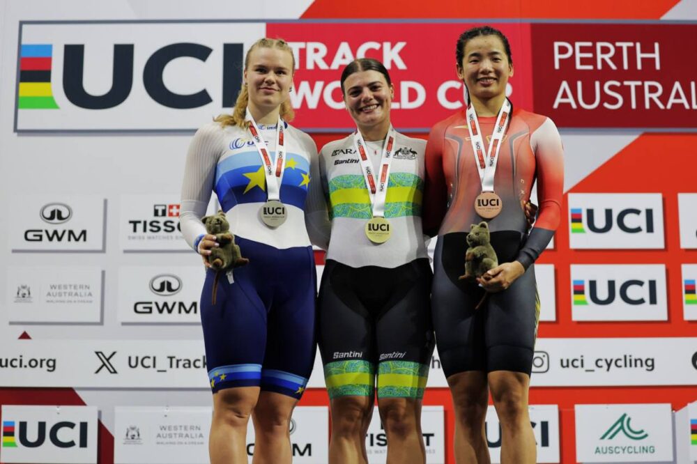 Алина Лысенко — серебряный призер первого этапа Кубка мира в Австралии в кейрине — Спорт в Москве