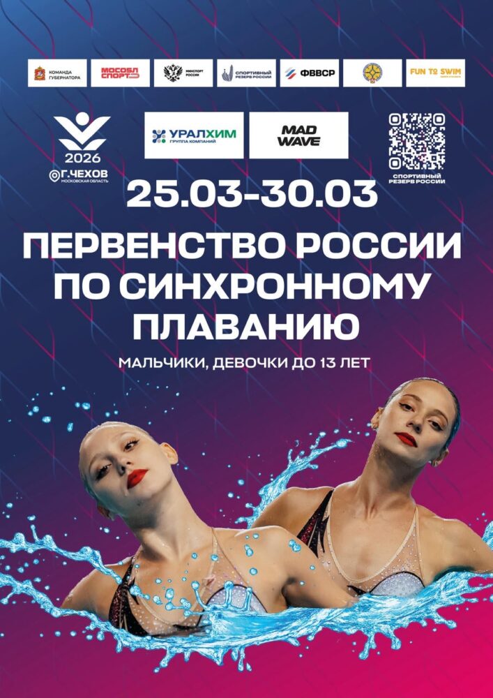 Первенство России по синхронному плаванию среди мальчиков и девочек до 13 лет стартует в Чехове — Спорт в Москве