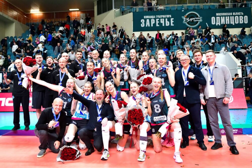 ВК «Заречье-Одинцово» стал серебряным призёром чемпионата России — Спорт в Москве