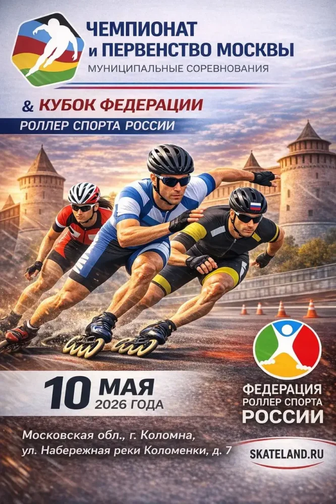 Чемпионат и Первенство Москвы по спидскейтингу 2026 — Спорт в Москве