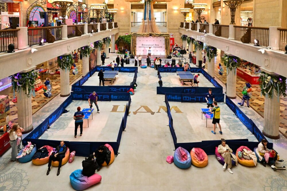 В Москве состоялся масштабный праздник, приуроченный к Всемирному дню настольного тенниса — Спорт в Москве