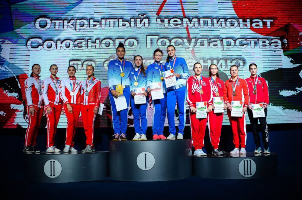 Фехтовальщики Московской области стали обладателями десяти медалей международного турнира Союзного государства