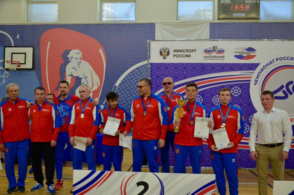 Мужская сборная Подмосковья стала серебряным призером чемпионата России по голболу — Спорт в Москве