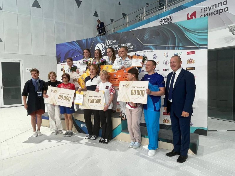 Сборная Московской области завоевала десять медалей на чемпионате России по прыжкам в воду
