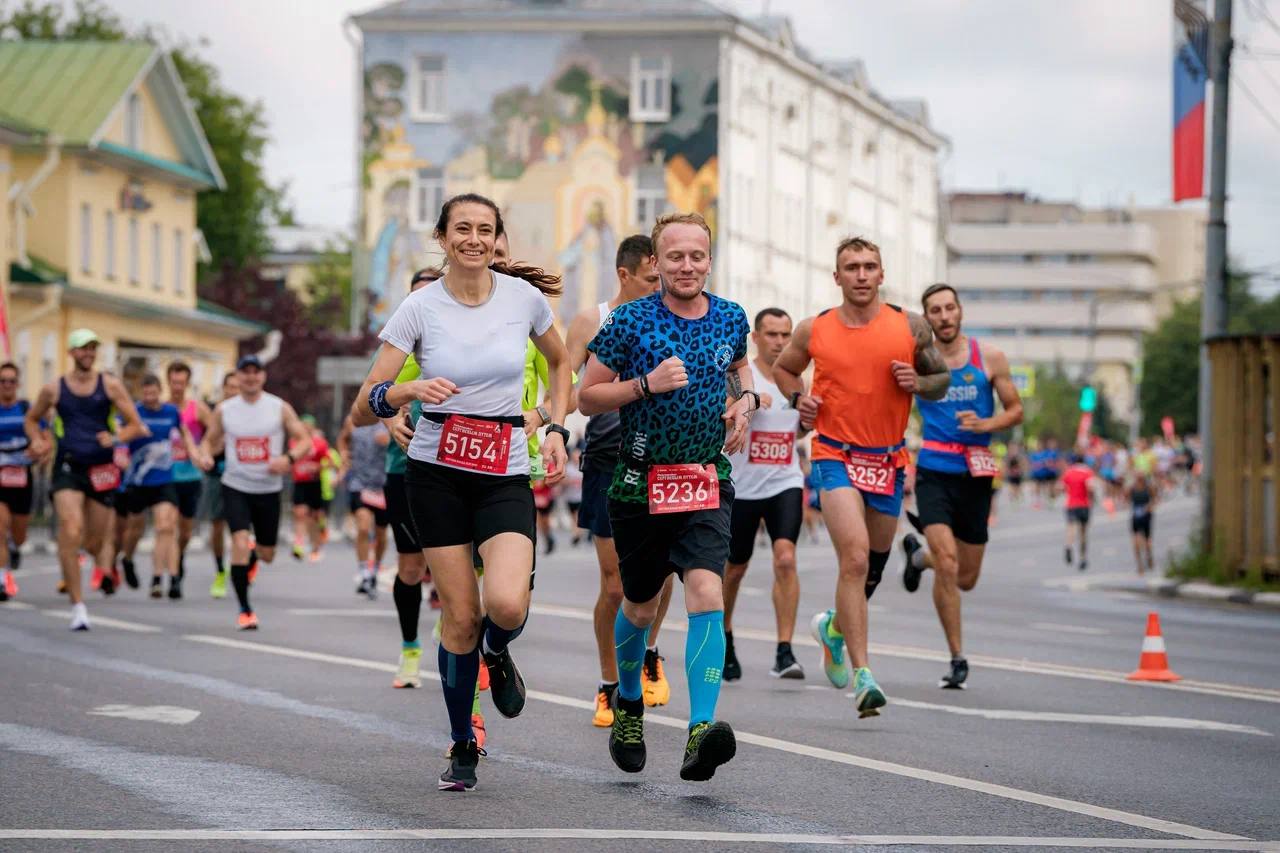 Фото с полумарафона москва