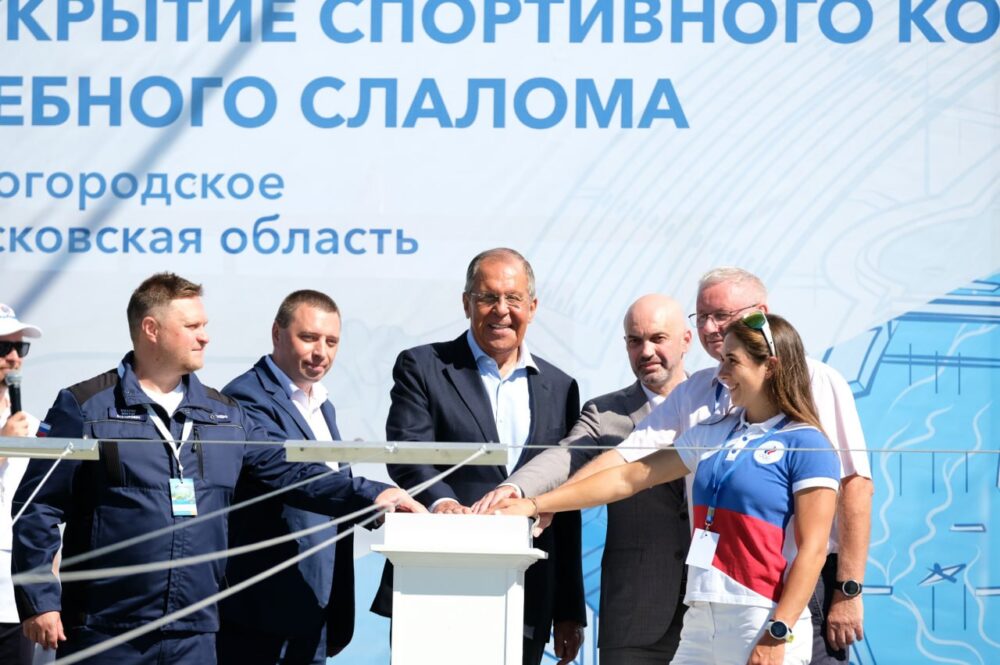 В Подмосковье состоялось открытие уникального спортивного комплекса для гребного слалома