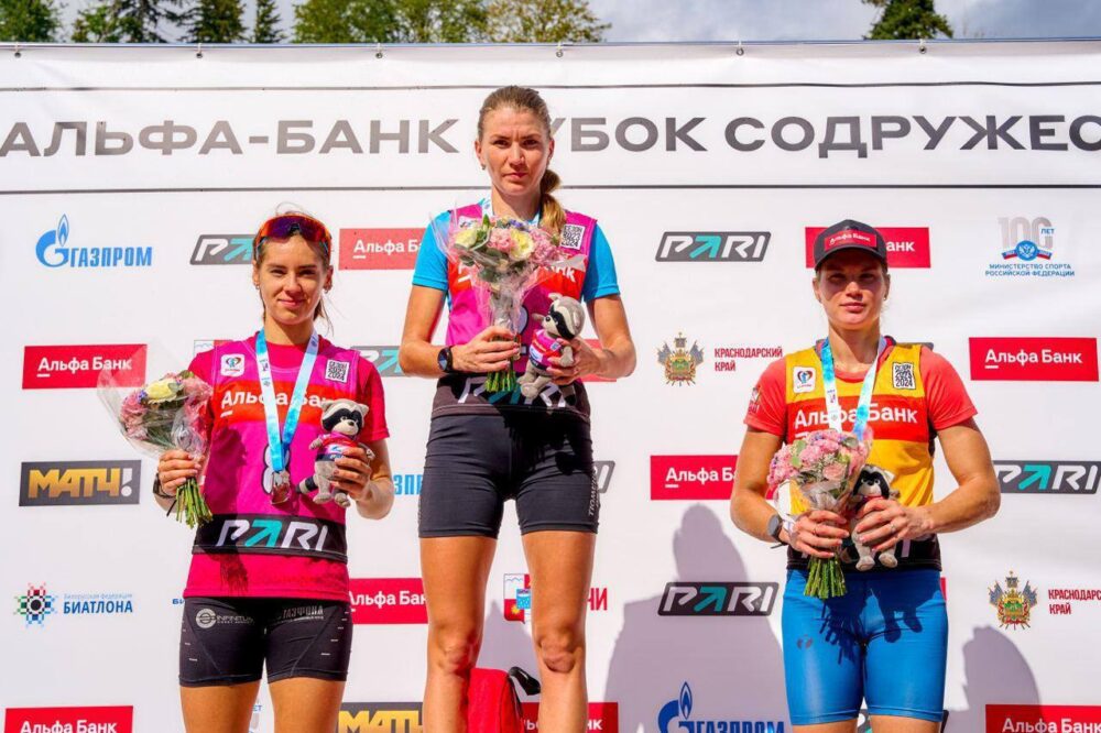 Анастасия Гореева выиграла две медали на Кубке Содружества по биатлону