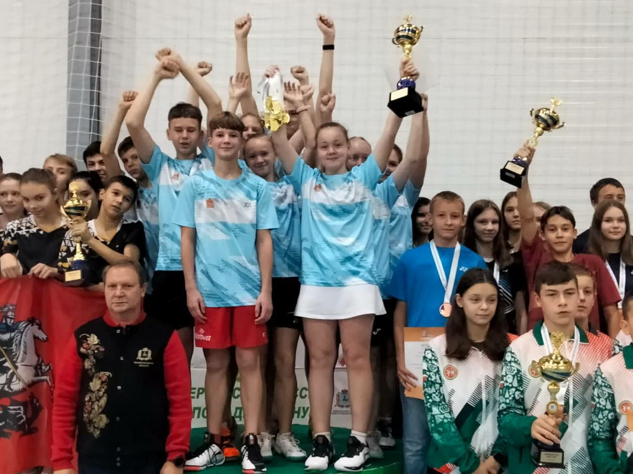 Сборная Московской области выиграла командное первенство России по бадминтону