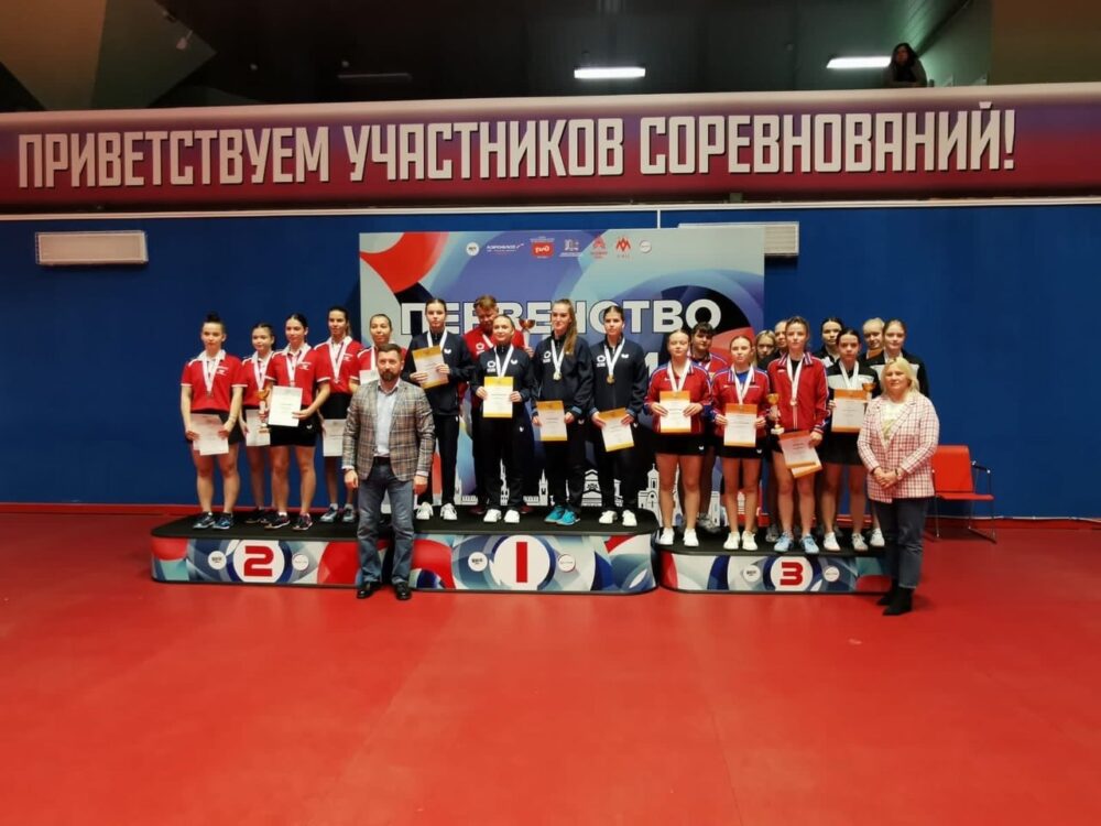 Подмосковные спортсмены стали бронзовыми призерами первенства России по настольному теннису — Спорт в Москве