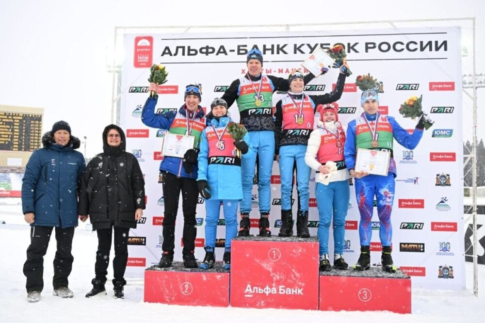 Подмосковные биатлонисты стали призерами этапа Кубка России